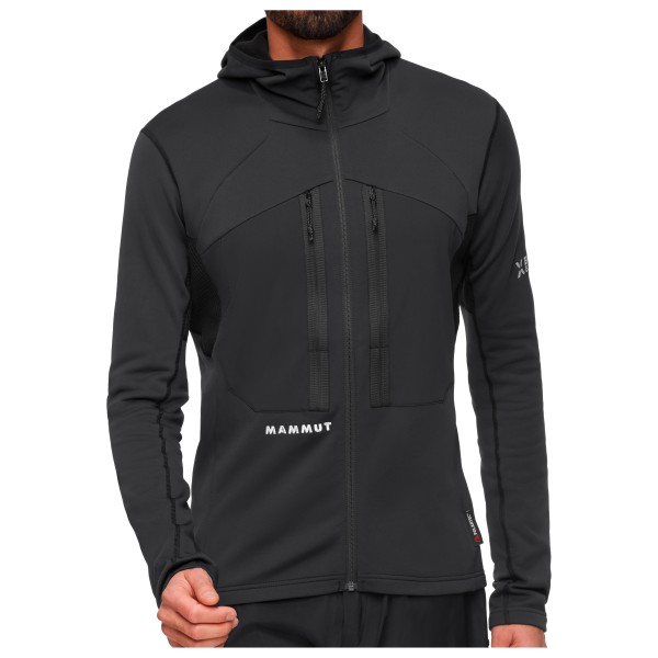 Mammut Eiger Nordwand Advanced Midlayer Hooded Jacket Fleecejacke Herren (Gr M |schwarz)