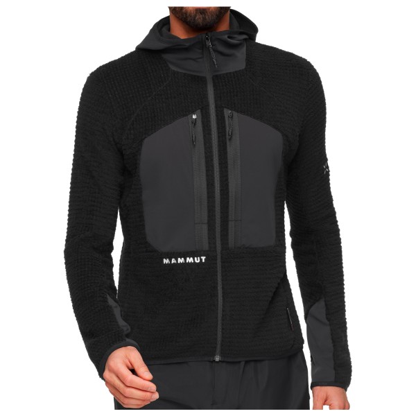 Mammut - Eiger Nordwand Pro Midlayer Air Hooded Jacket - Fleecejacke Gr L;M;S;XL;XXL blau;schwarz