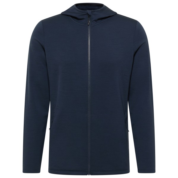 Heber Peak Merino210 EvergreenHe. Zip Hoody Trui met capuchon Blauw