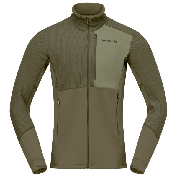 Norrøna Lofoten Warm2 Jacket Fleecevest Olijfgroen