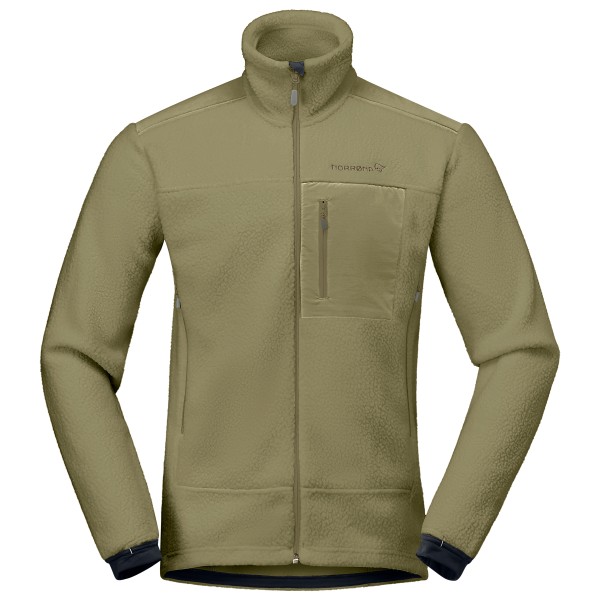 Norrøna Trollveggen Warm3 Jacket Fleecevest Olijfgroen