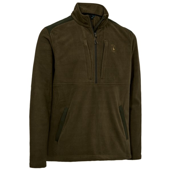 Deerhunter Climate 1/2-Zip Fleece with 375 Technology Fleecejacke Herren (Gr S |oliv/braun)