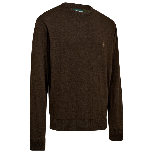 Woll- & Merinopullover Deerhunter Harrington Knit with O-Neck Herren (Gr 3XL |braun/schwarz)