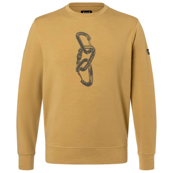 super.natural Carabineri Crew Pullover Herren (Gr M |beige)