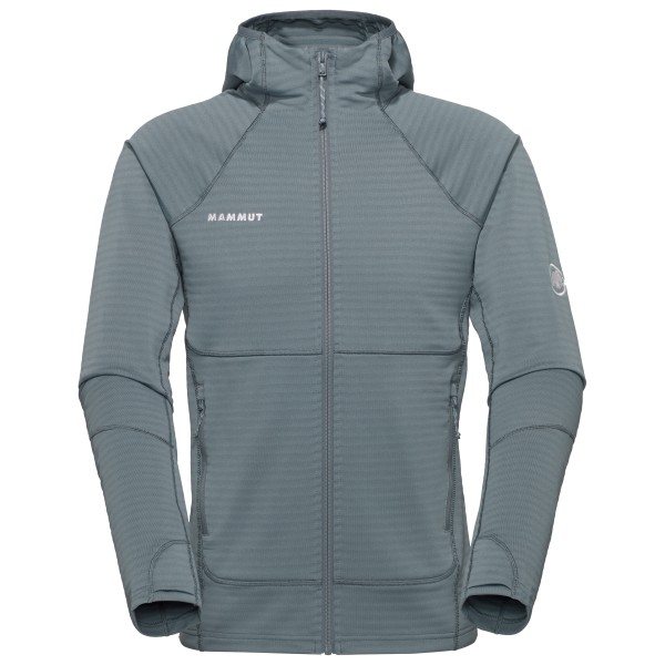Mammut Taiss ML Hooded Jacket Fleecejacke Herren Wandern (Gr XL |grau)
