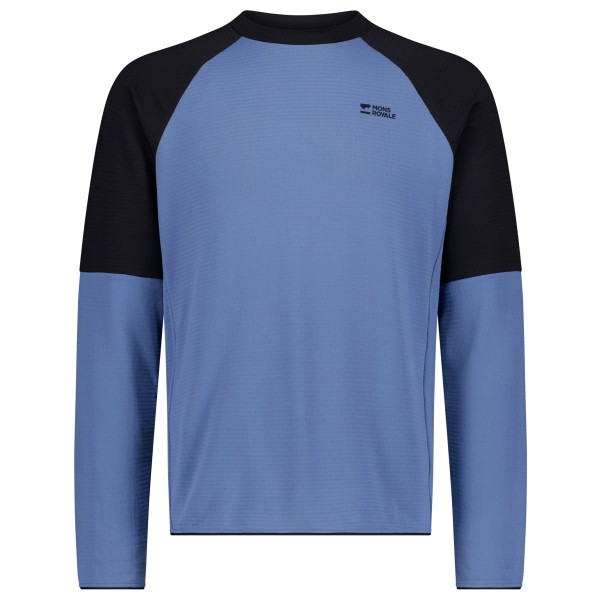 Mons Royale Quad Merino Fleece Pullover Merinopullover Herren (Gr XL |blau)