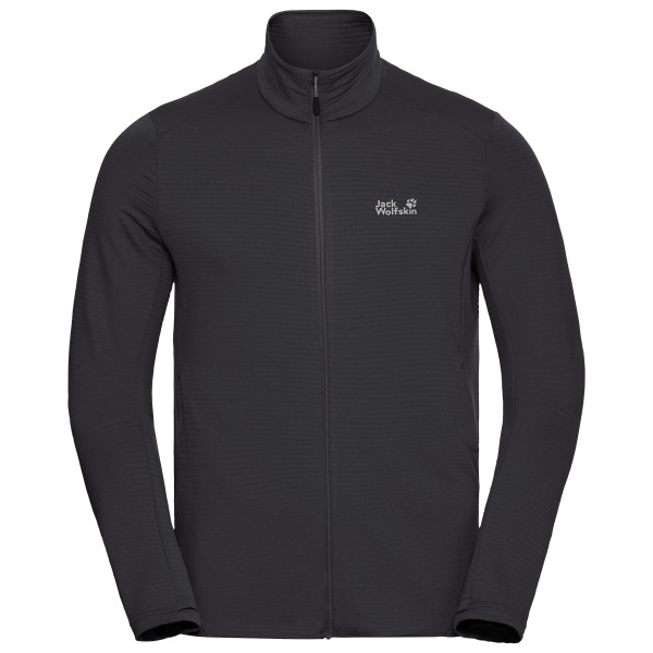 Jack Wolfskin - Litestride Fullzip - Fleecejacke Gr S grau