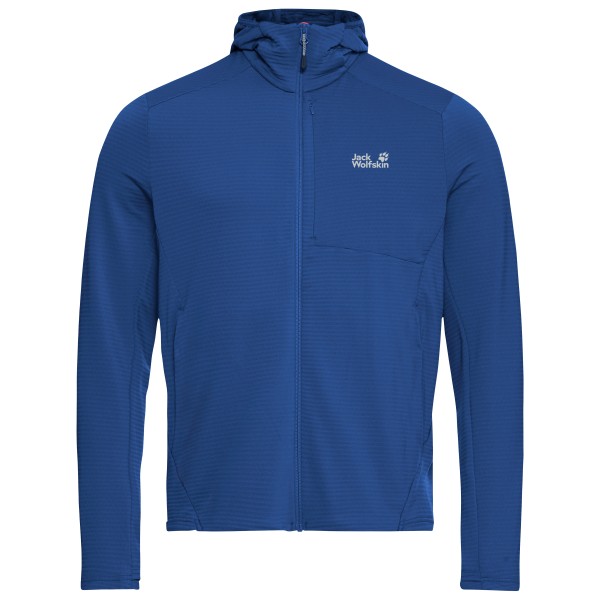 Jack Wolfskin - Litestride Hooded Fullzip - Fleecejacke Gr S blau
