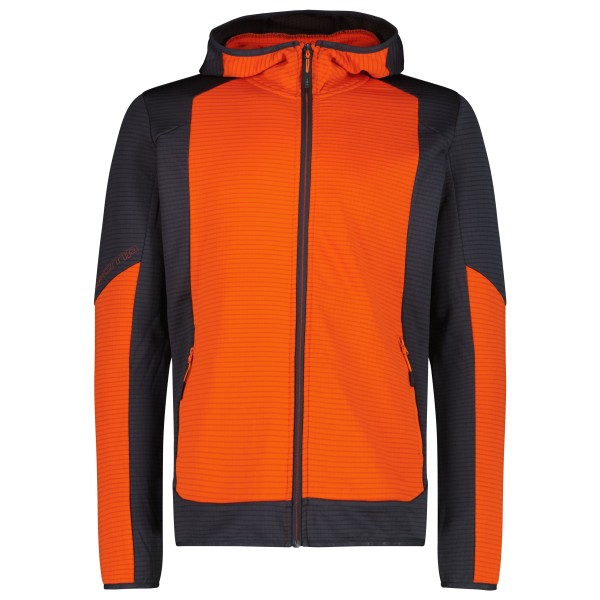 Fleecejacke CMP Jacket with Fix Hood Herren (Gr 52 |rot)