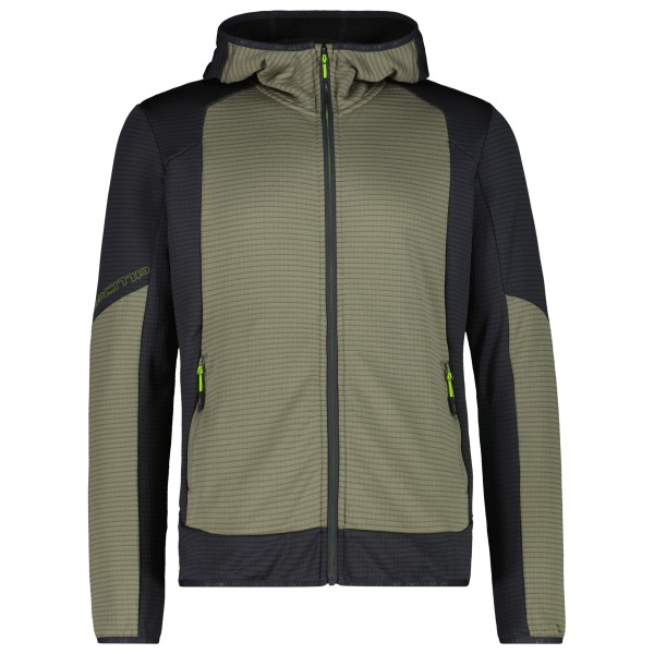 CMP Jacket with Fix Hood Fleecejacke Men (Gr 48 |oliv)