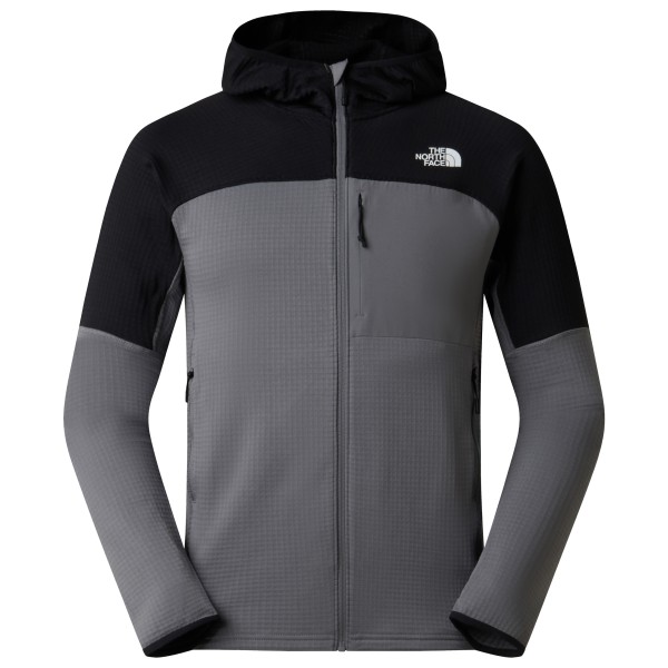 The North Face Polartec Powergrid Stormgap Hoodie Fleecejacke Men (Gr XL |grau)