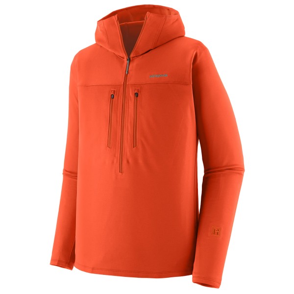 Fleecepullover Patagonia R1 Ultralight Hoody Herren (Gr XXL |rot)