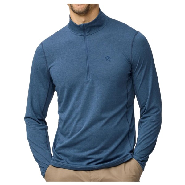 Fjällräven - Abisko Day Hike Half Zip - Fleecepullover Gr XL blau