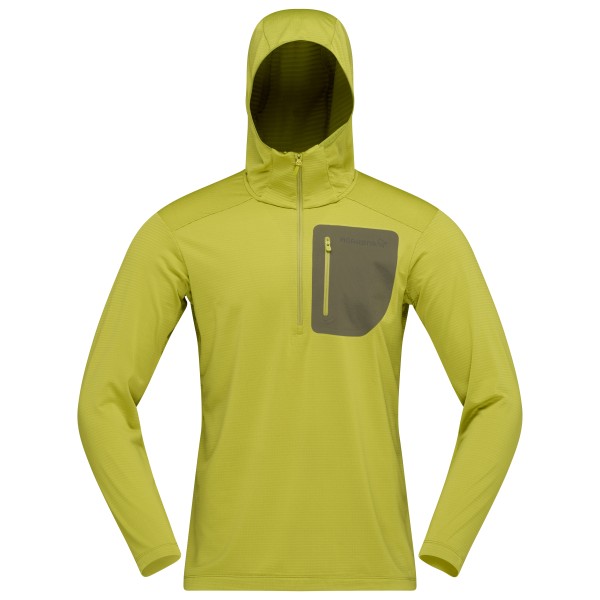 Fleecepullover Norrøna Falketind Warm1 Hood Herren (Gr S |gelb)