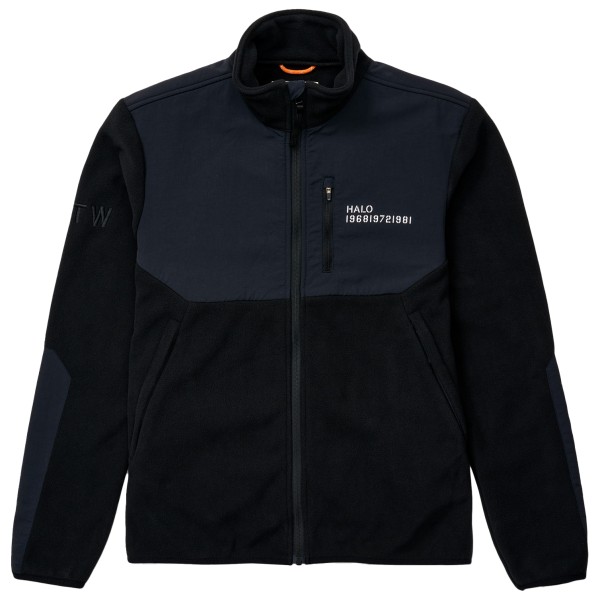 Halo Halo Blocked Zip Fleecejacke (Gr M |schwarz)