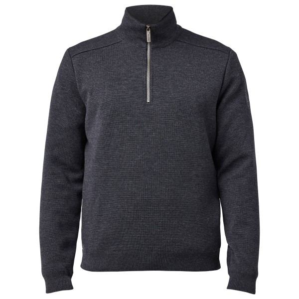 Ivanhoe of Sweden Ruben Half Zip Windbreaker Merinopullover Herren (Gr S |grau)