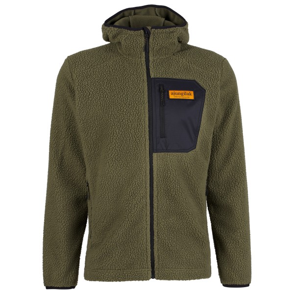 Ajungilak – Forfjord ML Fleece Jacket – Fleecevest maat S, Olijfgroen