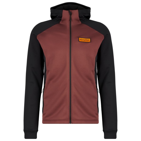 Ajungilak - Stretch Hooded ML Jacket - Fleecejacke Gr M rot/schwarz
