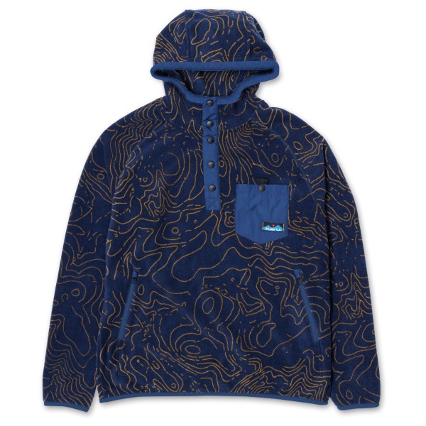 KAVU Teannaway Hoodie Fleecetrui Blauw
