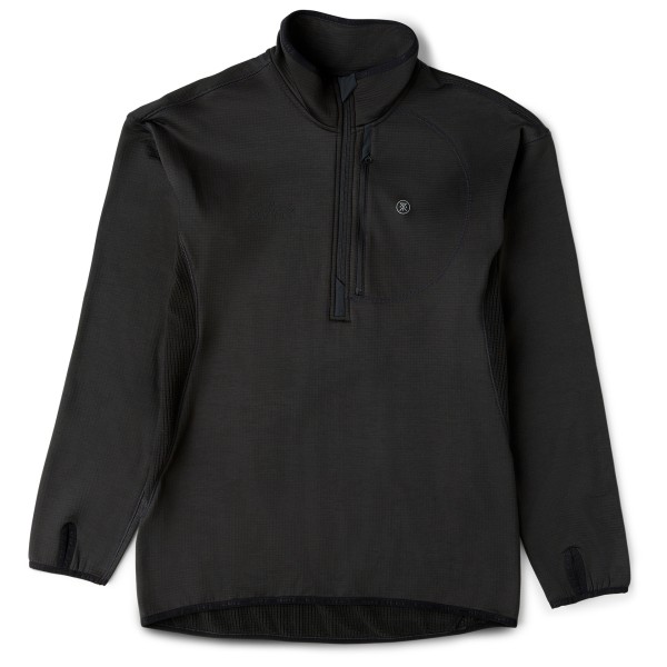 Roark Grid Lock Fleece Fleecevest Zwart