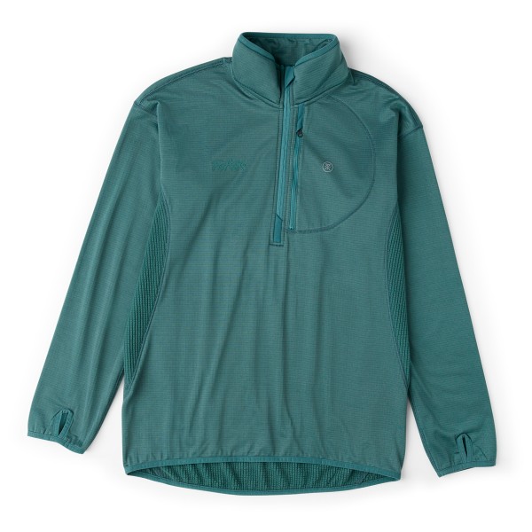Roark Grid Lock Fleece Fleecevest turkoois Turquoise