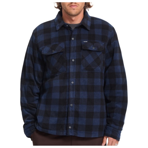 Volcom Bowered II Fleece Fleecevest Blauw