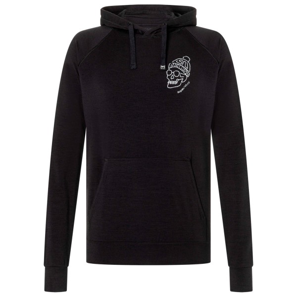 super.natural Frosty Hoodie Merinohoodie Zwart