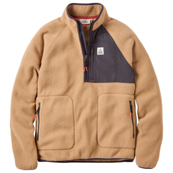 Passenger Offgrid 1/2 Zip Recycled Sherpa Fleece Fleecetrui Beige