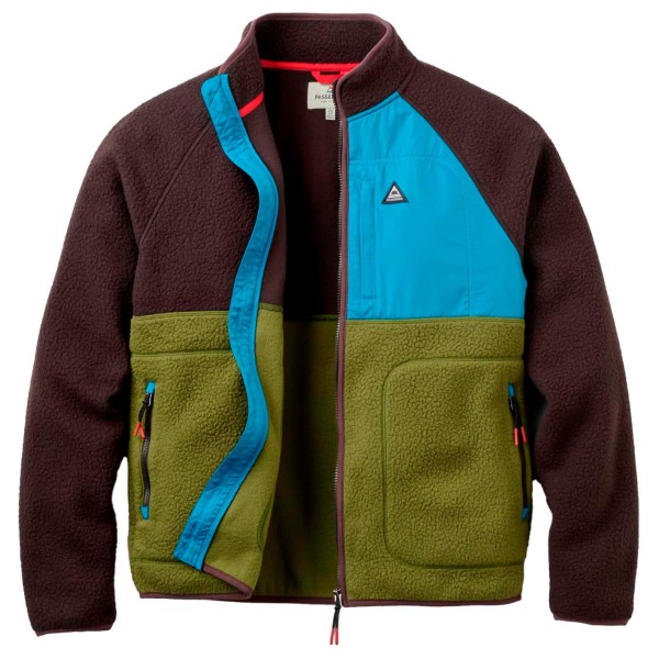 Passenger Offgrid Recycled Full Zip Sherpa Fleece Fleecevest meerkleurig Multicolor