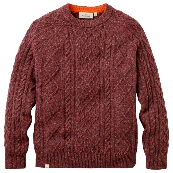 Passenger Sandbar Recycled Knitted Jumper Merinotrui Rood