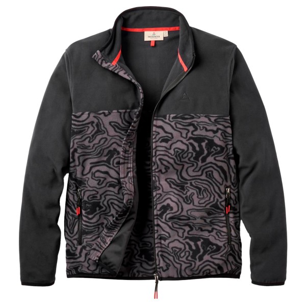Passenger Set Off Recycled Full Zip Polar Fleece Fleecevest Zwart