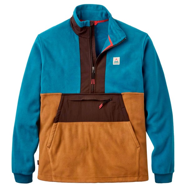 Passenger Woodland Hoodless 1/2 Zip Recycled Polartec Fleece Fleecetrui meerkleurig Multicolor