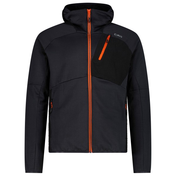 CMP Jacket Fix Hood 36G1257 Fleecevest Zwart