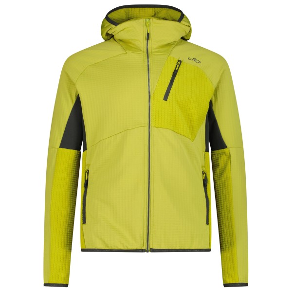 CMP Jacket Fix Hood 36G1257 Fleecevest Geel