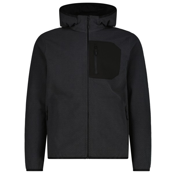 CMP Jacket Fix Hood 36H1307 Fleecevest Zwart