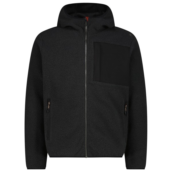 CMP Jacket Fix Hood 36P3087 Fleecevest Zwart