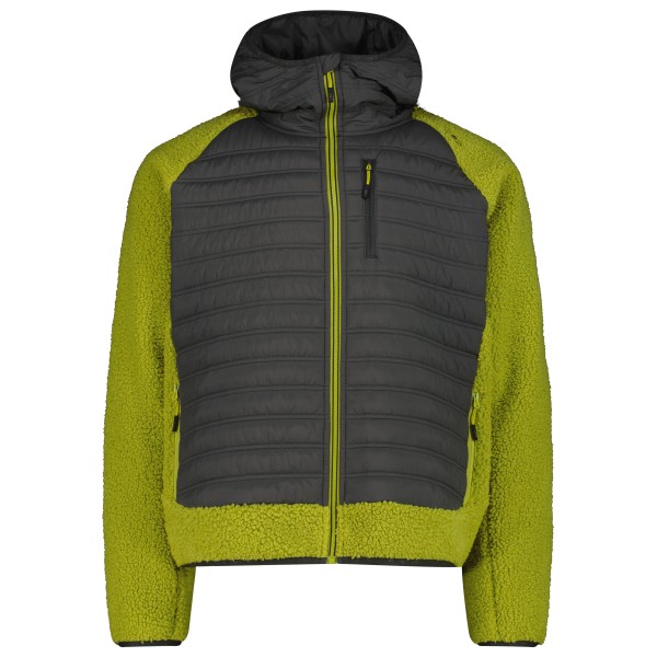 CMP Jacket Hybrid Fix Hood 36P1437 Hybride jas Olijfgroen