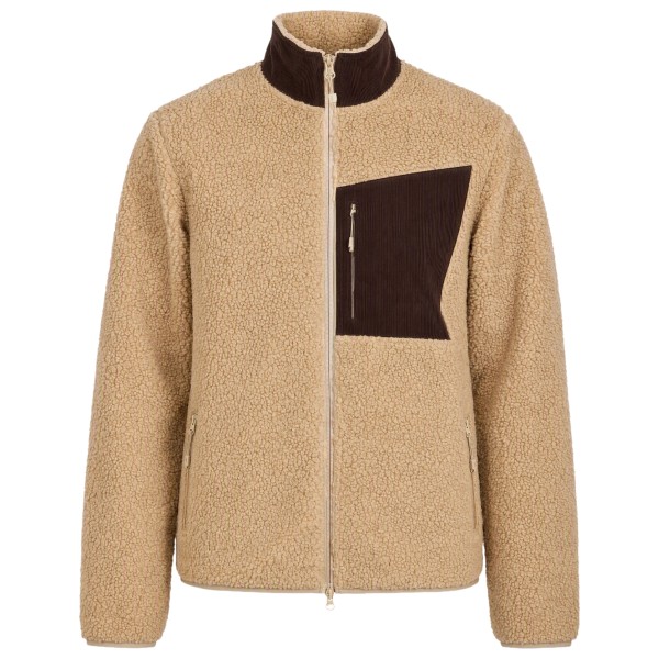 The Mountain Studio Soft Wool Pile Cord Jacket Fleecevest Beige