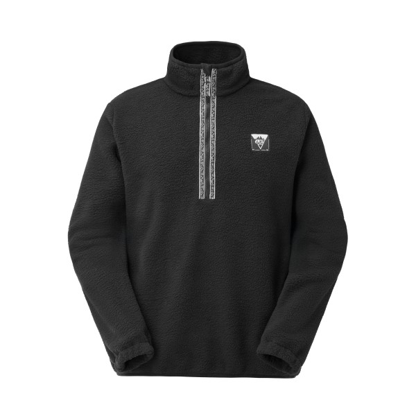 Picture - Kimag 1/4 Zip Fleece - Fleecepullover Gr M schwarz