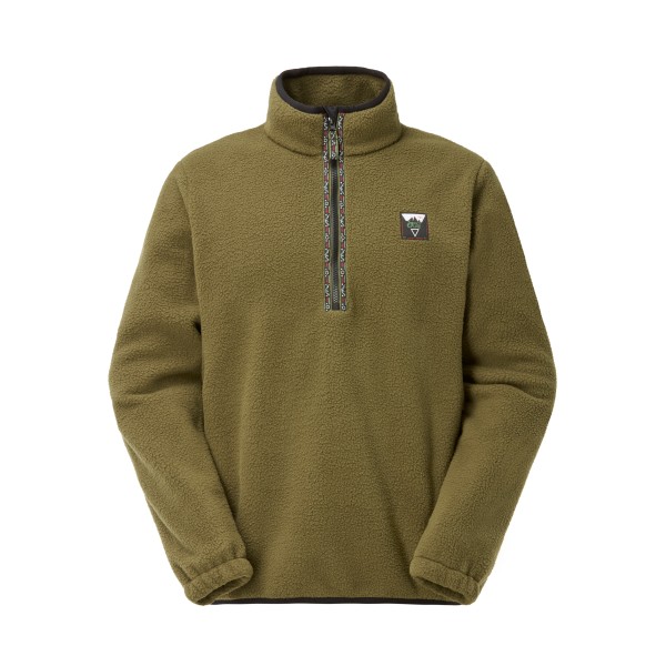 Picture Kimag 1/4 Zip Fleece Fleecetrui Olijfgroen