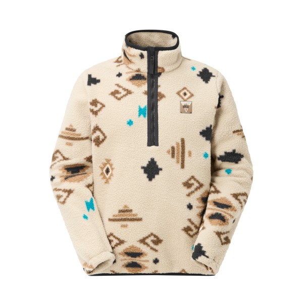 Picture Kimag Printed 1/4 Fleece Fleecetrui Beige
