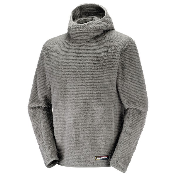 Salomon Thernova Fleece Hood Fleecetrui Grijs