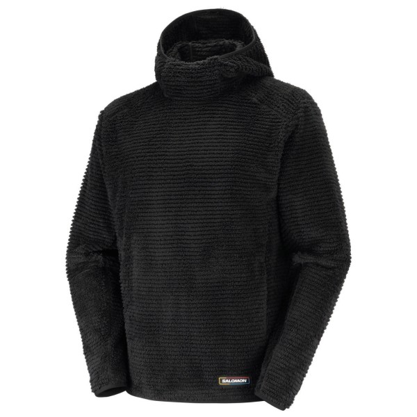 Salomon Thernova Fleece Hood Fleecetrui Zwart