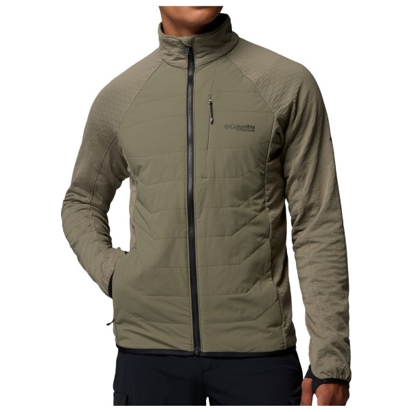 Columbia Arctic Crest II Hybrid Full Zip Fleecevest Olijfgroen