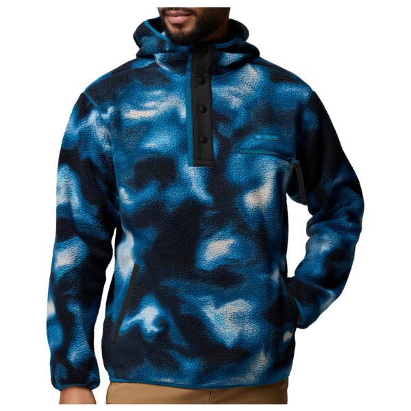 Columbia Helvetia II Printed Hoodie Fleecetrui Blauw