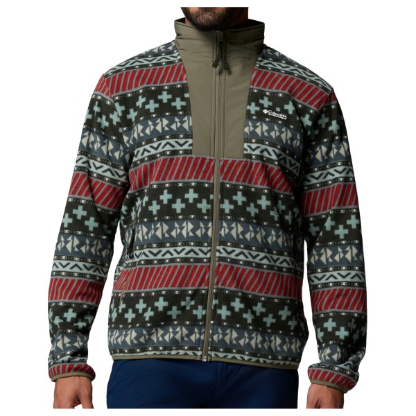 Columbia - Sequoia Grove II Full Zip Printed Fleece - Fleecejacke Gr L grau