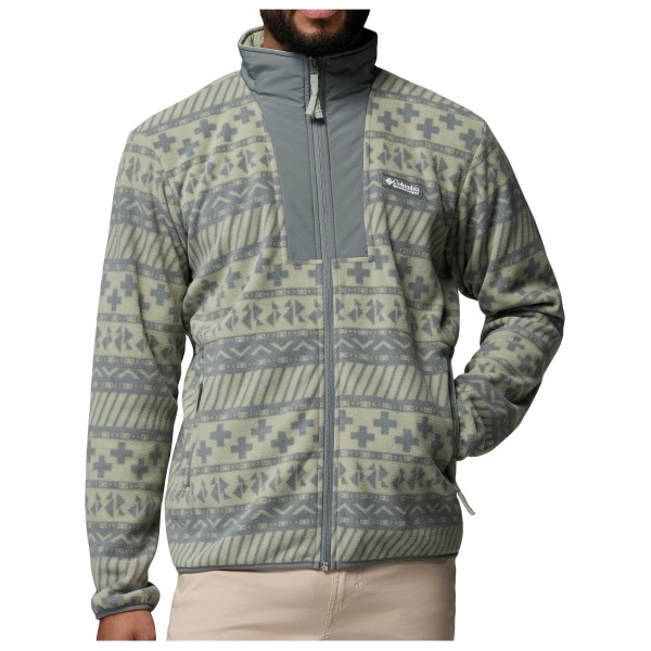 Columbia - Sequoia Grove II Full Zip Printed Fleece - Fleecejacke Gr L grau