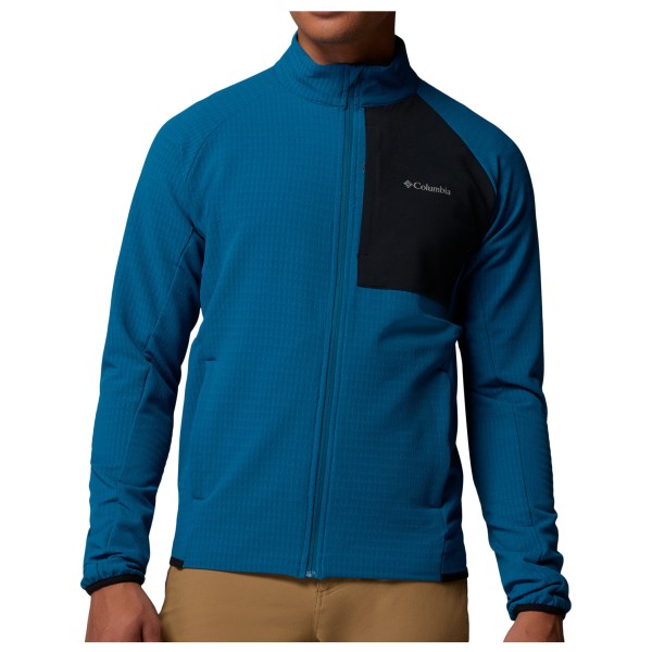 Columbia Superior Summit Grid Full Zip M Fleecevest Blauw