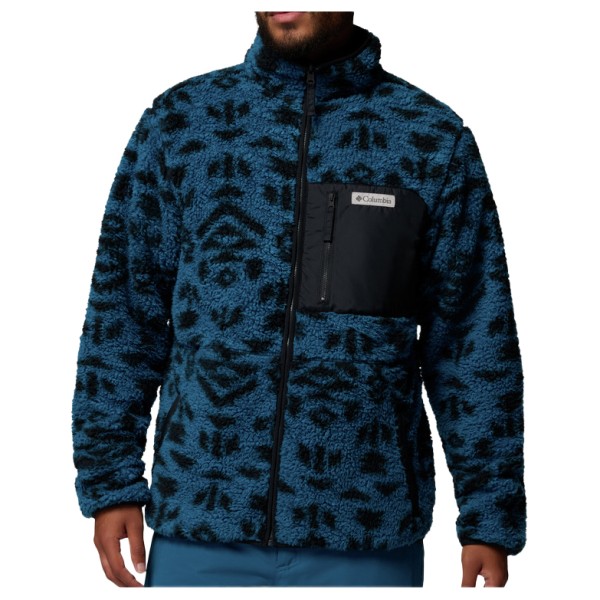 Columbia Winter Pass Reversible Fleece Fleecevest Blauw