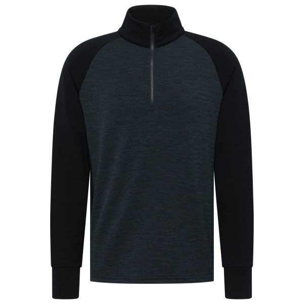 Stoic MerinoFleece260 FlenSt. II Half Zip Merinotrui Zwart